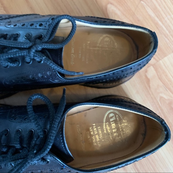 CHURCH’S black derby lace up shoes - Picture 5 of 8